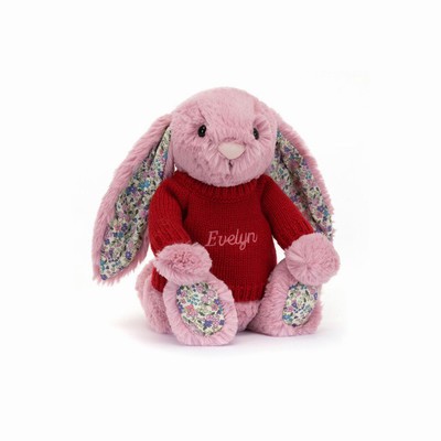 Jellycat Blossom Tulip Bunny with Red Jumper Australia | 864025RCW